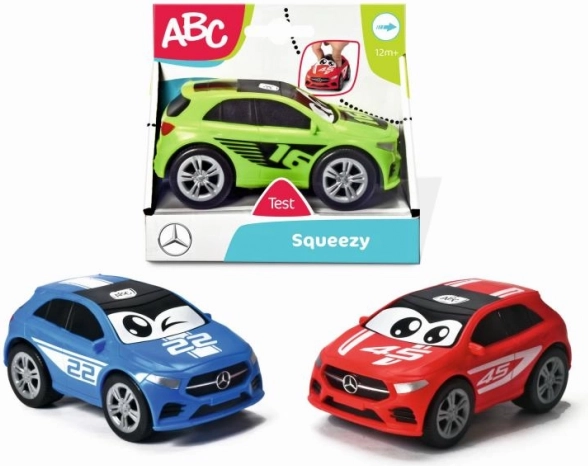 Voiture à presser MERCEDES ABC, 11 cm – 3 couleurs