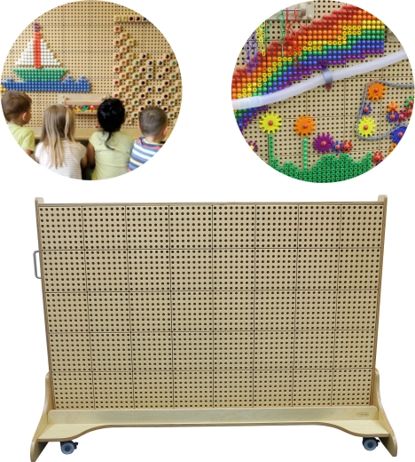 Panneau éducatif STEM créatif autoportant MASTERKIDZ 166 × 125 cm