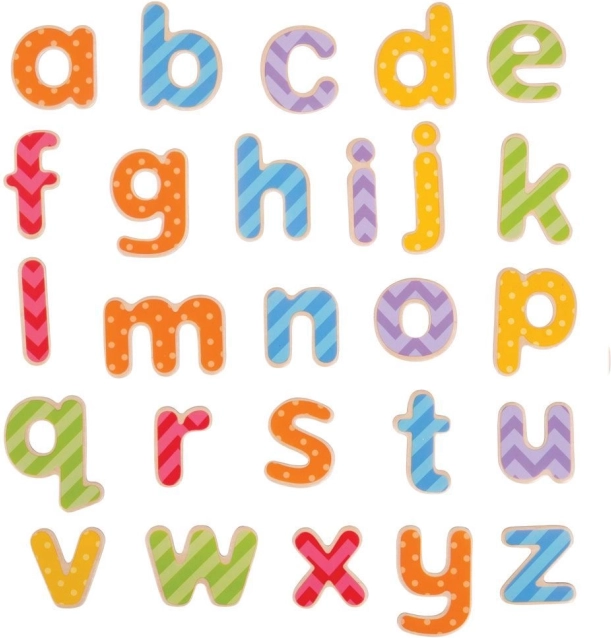 Bigjigs Toys alphabet magnétique coloré (petites lettres)