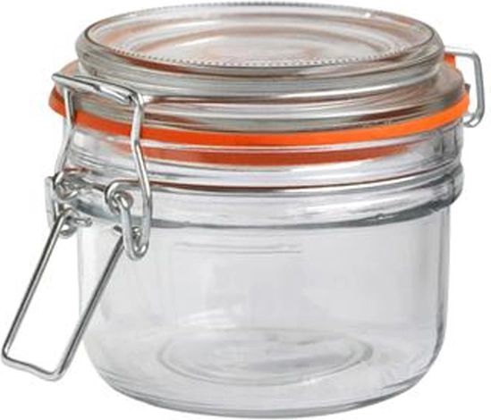 Bocal en verre à fermeture mécanique TORO 200 ml