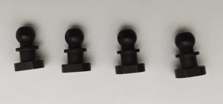 Embout de rotule pour support d’amortisseur LI-G E, 2 pièces