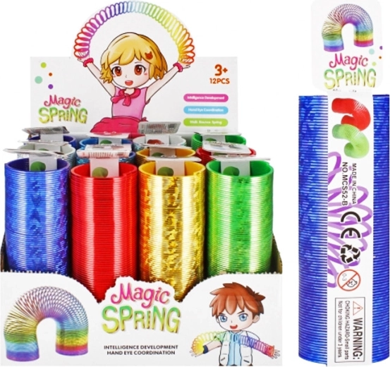 Ressort magique coloré – jouet slinky