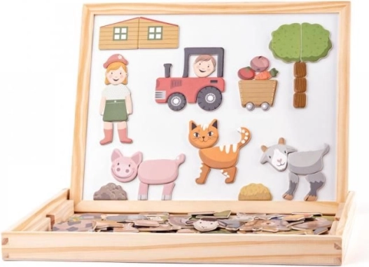 Tableau magnétique et effaçable à sec pour enfants