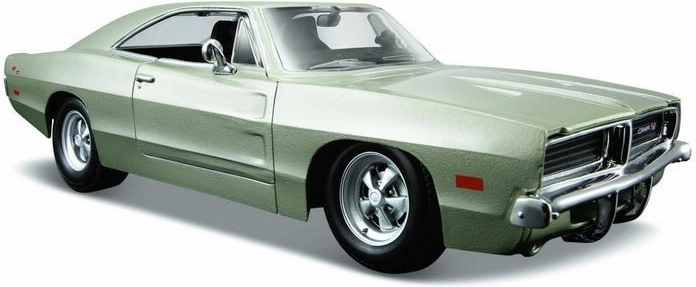 Maisto Dodge Charger R/T 1969 modèle de voiture argenté 1:24