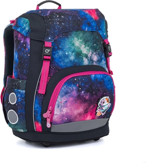 Cartable scolaire léger Topgal KIRA avec motif spatial