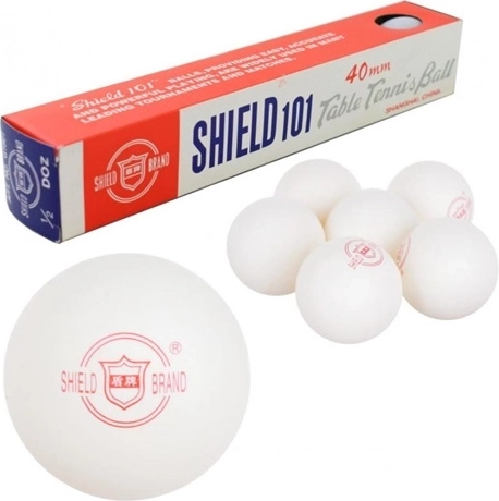 Balles de ping-pong A-1120, 6 pcs, blanches