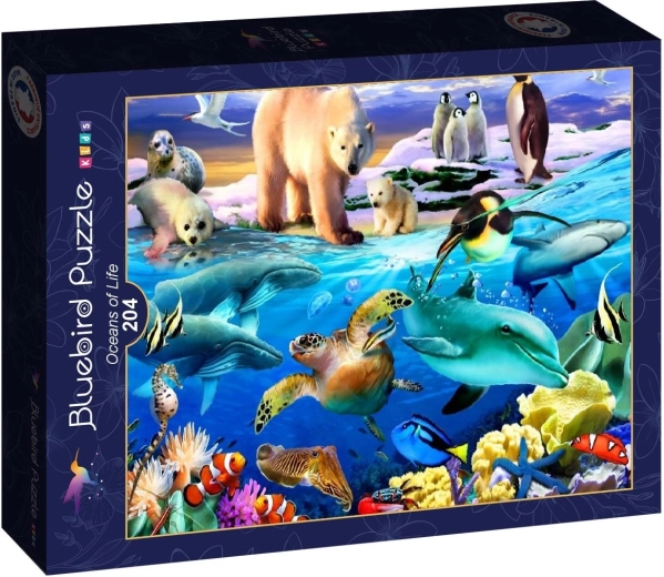 Puzzle Bluebird Océans de la vie 204 pièces