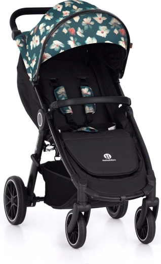 Poussette sportive Petite&Mars Street+ RWS Black Limited 100 Flowers