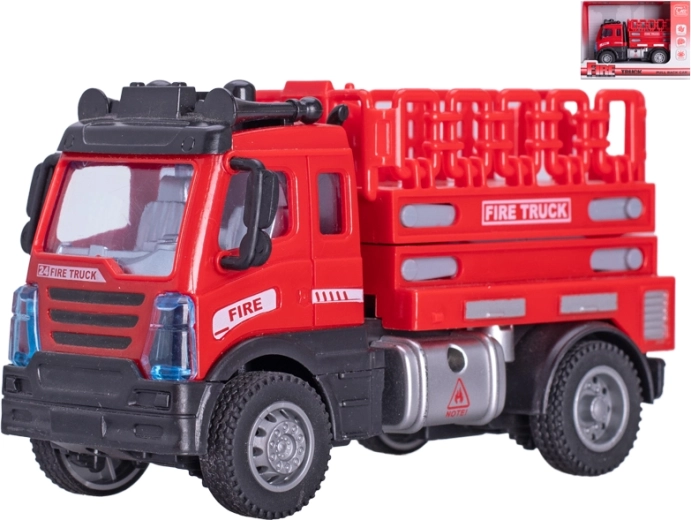 Camion de pompiers avec nacelle élévatrice 12 cm