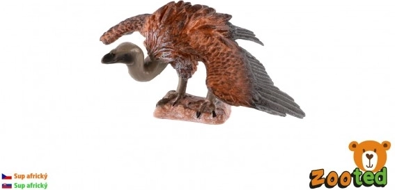 Vautour africain figurine en plastique 10 cm