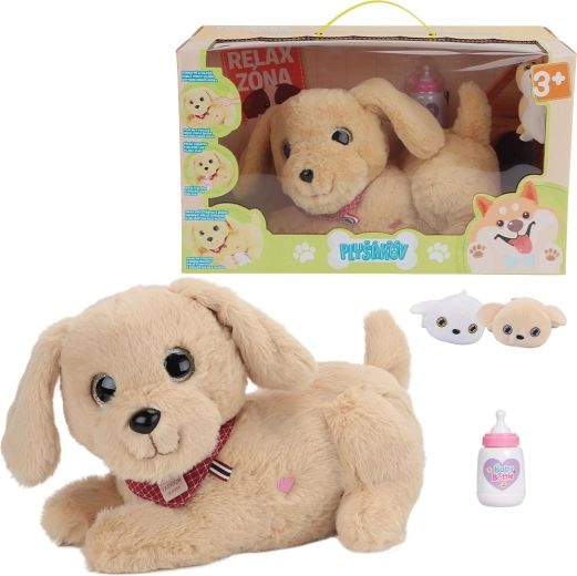 Chiot en peluche interactif Karamelka