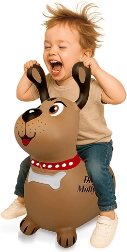 Animal sauteur chien Molly HoppyDoo avec pompe