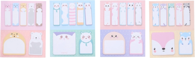 Bloc autocollant avec animaux