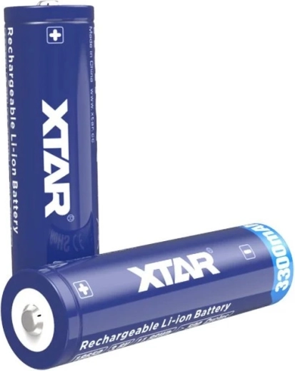 Accumulateur XTAR 18650 Li‑ion 3,6 V 3300 mAh avec protection - 1 pièce