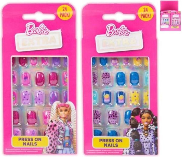 Set d’ongles autocollants BARBIE pour enfants