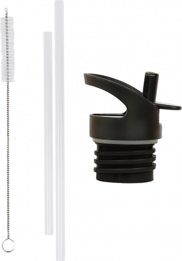 A Little Lovely Company set de bouchon, goupillon et paille pour bouteille isotherme 350 ml – Espace