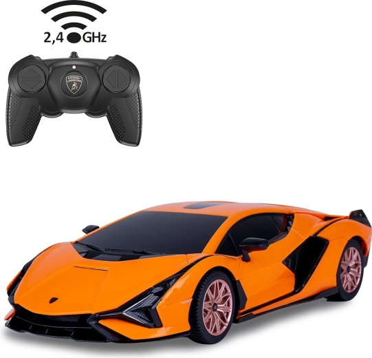 Voiture RC Jamara Lamborghini Sián FKP 37 1:24 orange, 2,4 GHz - 1 pièce