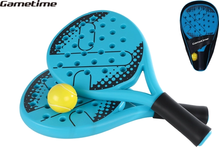 Gametime set de raquettes en plastique 41 cm avec balle dans un étui
