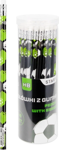 Crayon avec gomme Football - 1 pièce