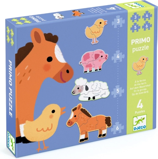 Djeco Puzzle Primo À la ferme