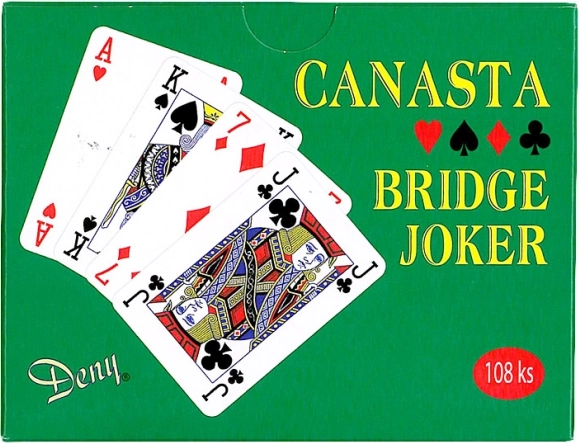 Boîte de cartes Canasta 108 pcs