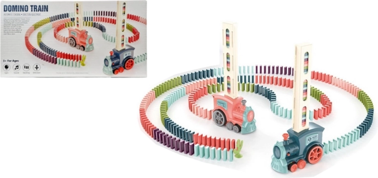 Train à dominos avec pose automatique