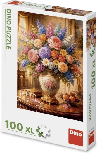 Puzzle Dino nature morte florale XL 100 pièces