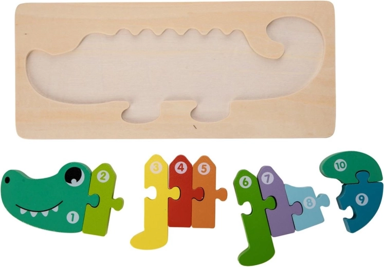 FreeON Free2Play puzzle en bois crocodile