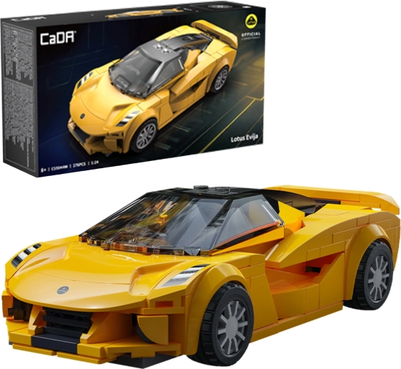 Kit de construction CaDA voiture de sport Lotus Evija à l’échelle 1:24, 276 pièces