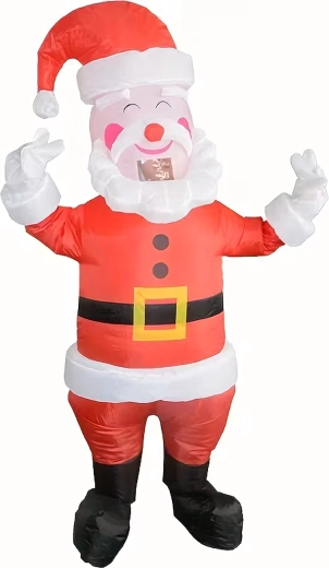 Costume gonflable de Saint-Nicolas pour adultes