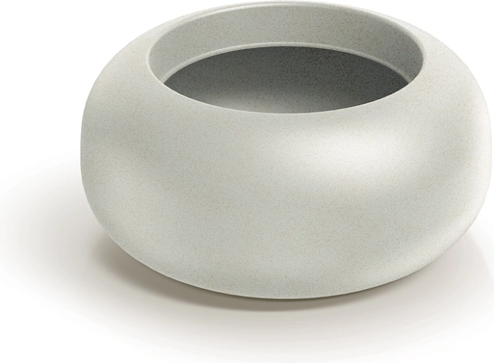 coupe à fleurs Ulpho Bowl 48 cm – sable, jardinière intérieure et extérieure