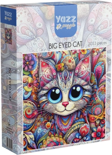 Puzzle YAZZ Chat aux grands yeux (1023 pièces)