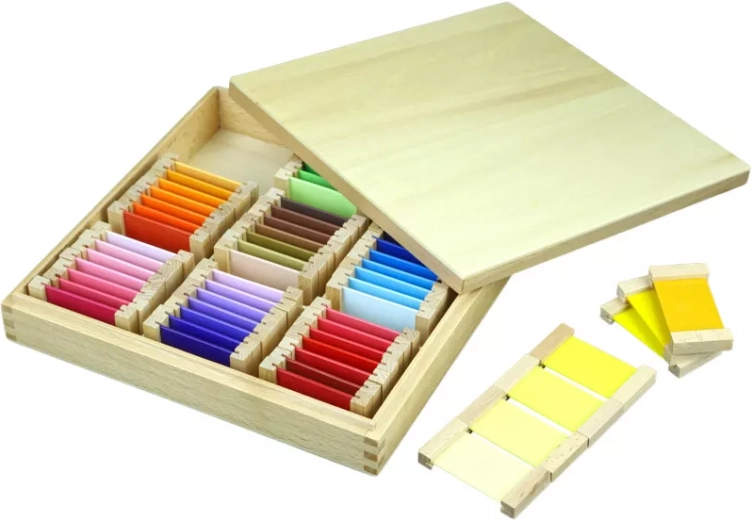 Tablettes de couleurs Montessori 3 – nuances