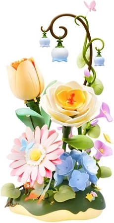 RoboTime 3D puzzle jardin fleuri