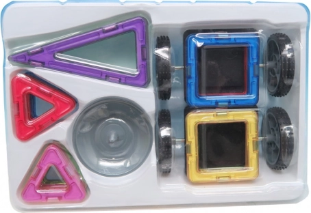 Jeu de construction magnétique pour enfants – 24 pièces