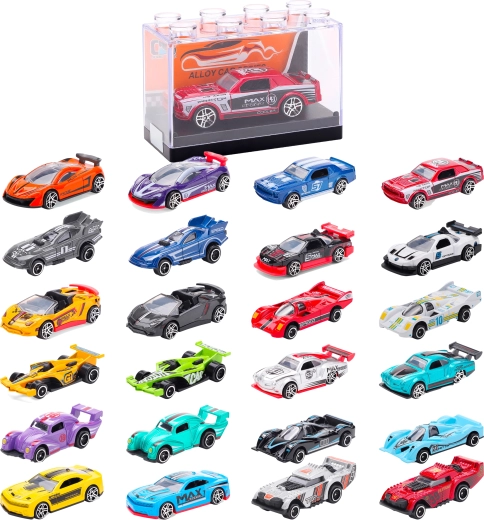 Modèle métallique de voiture de course 1:64 – plusieurs modèles