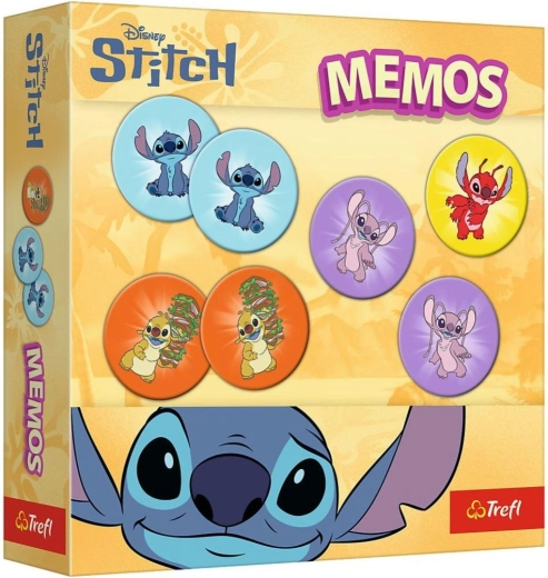 Jeu de mémoire en papier Lilo & Stitch – jeu familial
