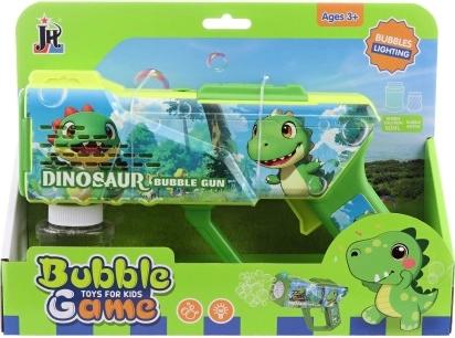 Pistolet à bulles Dino à piles