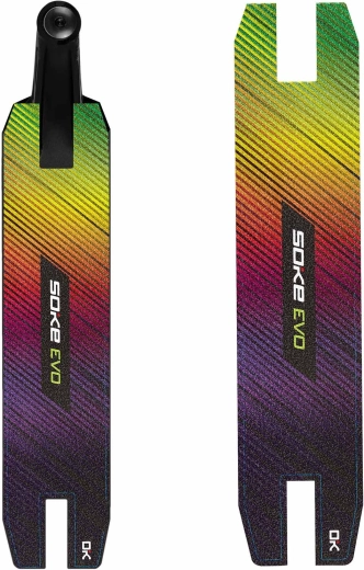 Griptape Soke pour trottinette freestyle Rainbow 47 × 10 cm - 1 pièce