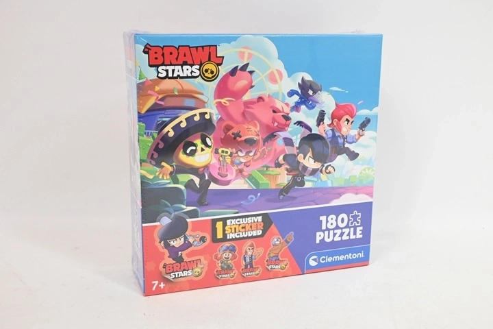 Puzzle pour enfants Clementoni Brawl Stars 180 pièces dans une boîte carrée