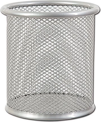 Gobelet porte-crayons en métal CONCORDE, argenté