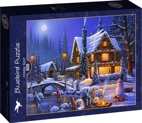 Puzzle Bluebird Esprit des fêtes 500 pièces
