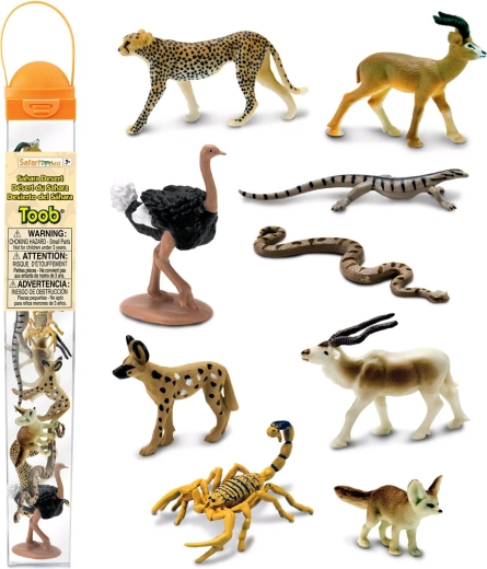 Safari Ltd tube – animaux du Sahara dans le désert