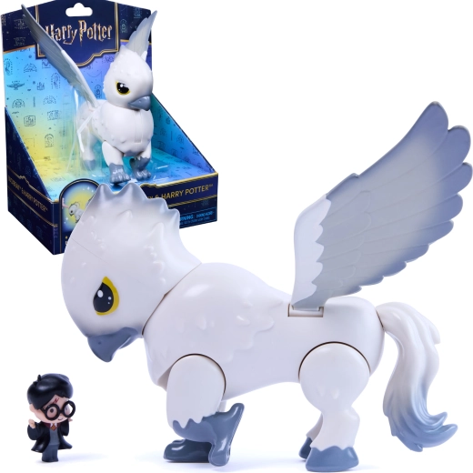 Spin Master Harry Potter figurine d’hippogriffe Klofan (Buckbeak) et mini figurine Harry Potter - 1 pièce