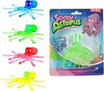 Pieuvre à ventouses – jouet collant pour enfants