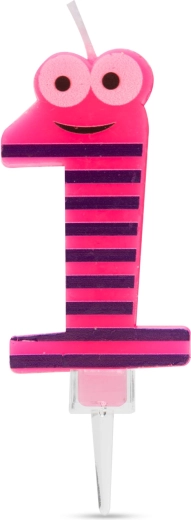 Bougie d'anniversaire chiffre 1