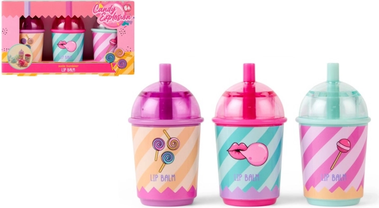 Create It! Candy baume à lèvres en petit pot – set de 3 pcs