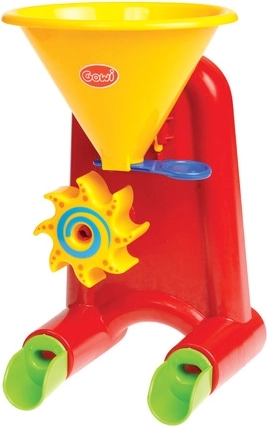Mini moulin à eau et à sable rouge