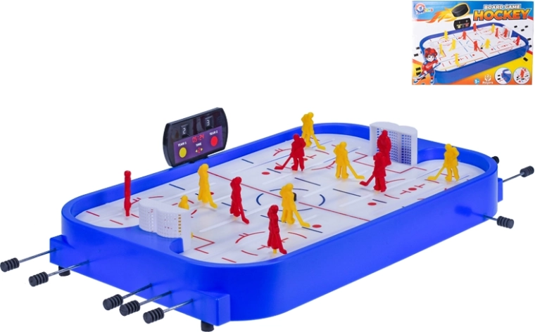 Jeu de table de hockey avec tiges et compteur de score 53 × 37,5 cm