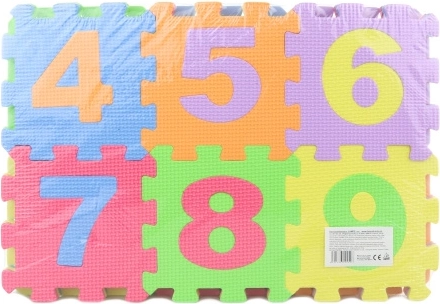 Puzzle en mousse 36 pcs chiffres et lettres